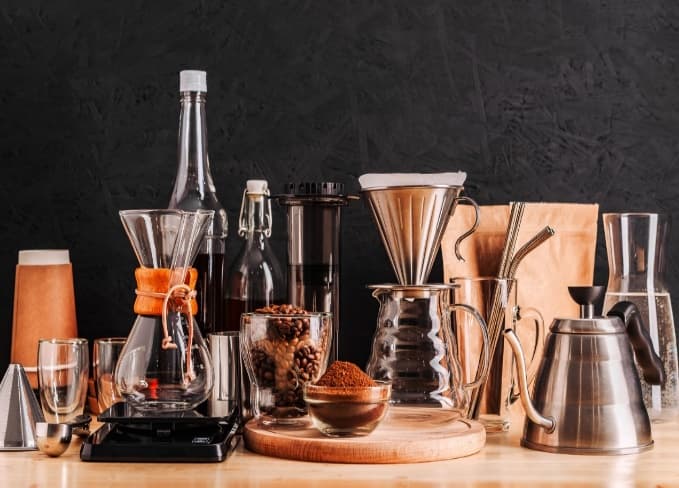 Manual brew equipment